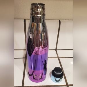 Wellness 17 Oz Stainless Steel Water Bottle-Purple